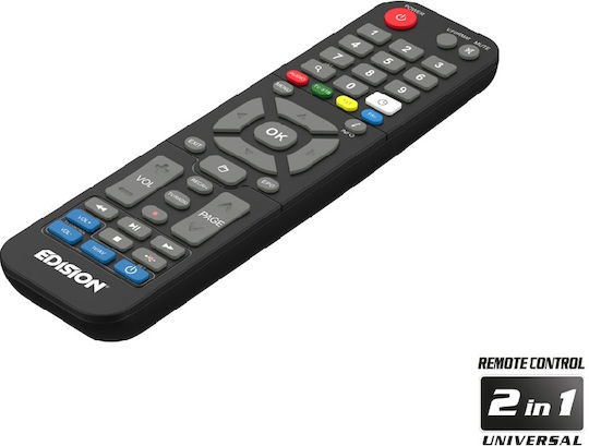 Edision Satellite Decoder Picco S2 Pro 01-07-0028 Full HD (1080p) DVB-S2 with PVR Recording Function and Built-in Wi-Fi in Black Colour