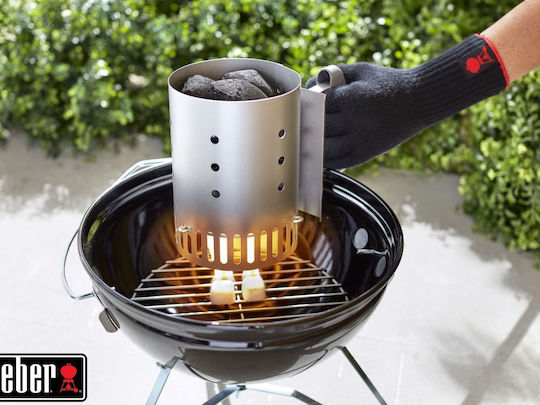 Weber Compact Stainless steel Charcoal Grill Kettle with Lid 47cmx47cm