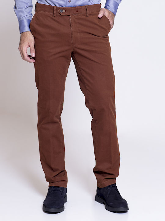 Formal cotton cuffed slim fit trousers Kaiserhoff, Solid Color, ALL DAY, CASUAL, BUSINESS