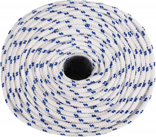 vidaXL Rope Knitted 8mm White