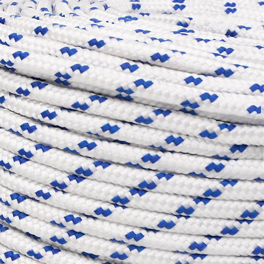 vidaXL Rope Knitted 8mm White