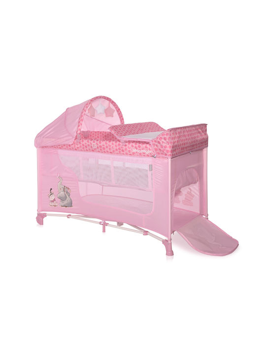 Lorelli Moonlight Plus Laufstall 2 Ebenen mit Wickeltisch 126x70cm Lorelli Moonlight Plus Laufstall 2 Ebenen mit Wickeltisch 126x70cm