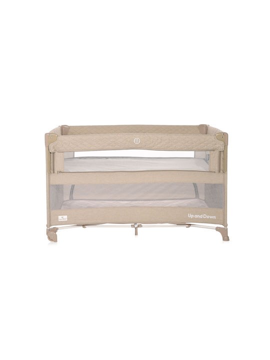 Lorelli Up & Down Flying Friends Playpen 2 Levels Beige 125x65cm