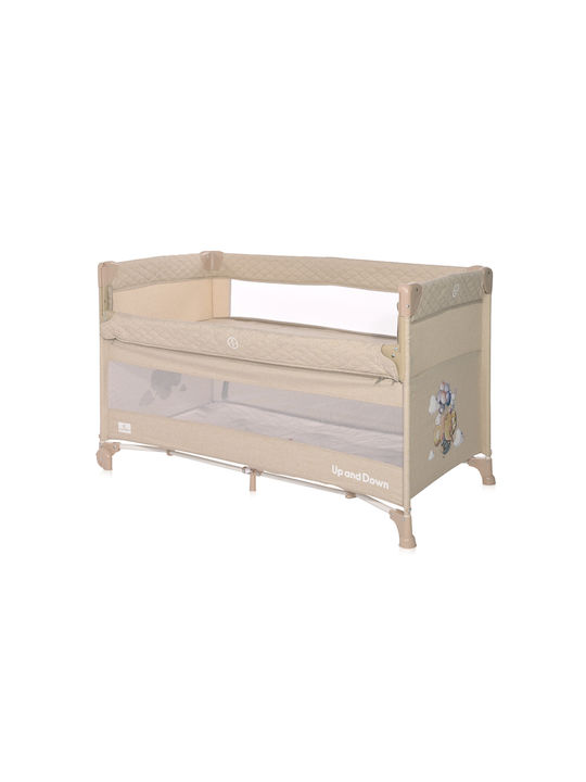 Lorelli Up & Down Flying Friends Playpen 2 Levels Beige 125x65cm