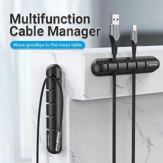 Vention KBRB0-2 Cable Clips 2pcs Black