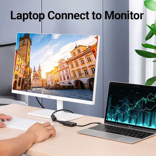 Vention TDDBB Конвертор USB-C Мъжки към VGA Женски