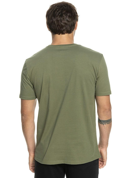 Quiksilver Sunset Wave Men's Short Sleeve T-shirt Khaki