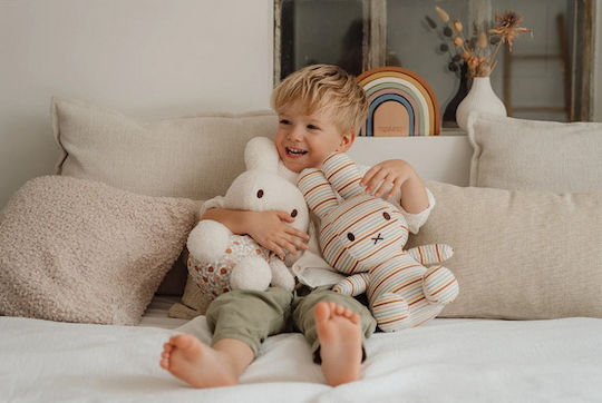 Little Dutch Λούτρινο Λαγουδάκι Miffy Vintage Sunny Stripes 35 εκ.