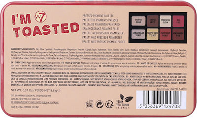 W7 Cosmetics I’m Toasted Lidschattenpalette in fester Form 8.8gr