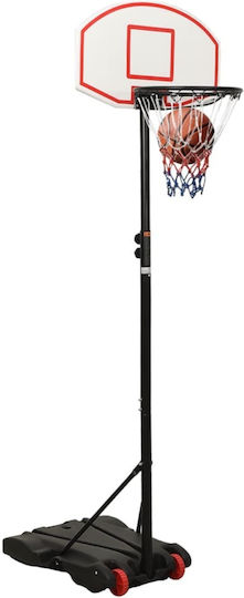 vidaXL Adjustable Baskelball Hoop with Stand 216-250cm