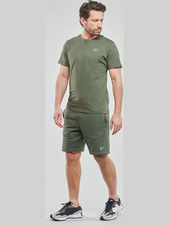 New Balance T-shirt Πράσινο
