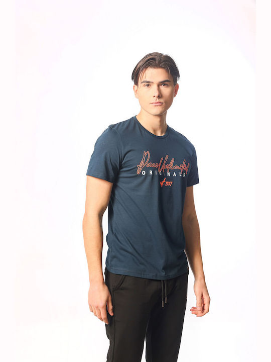 Paco & Co Men's Short Sleeve T-shirt Navy Blue