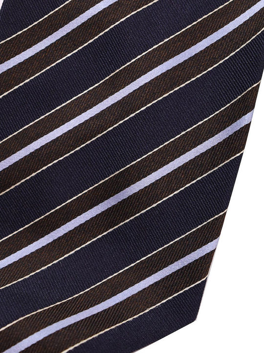 PAL ZILERI TIE 9CM STRIPED BLUE