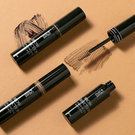 Dust+Cream Brow Perfection Mascara for Eyebrows Dark Brown