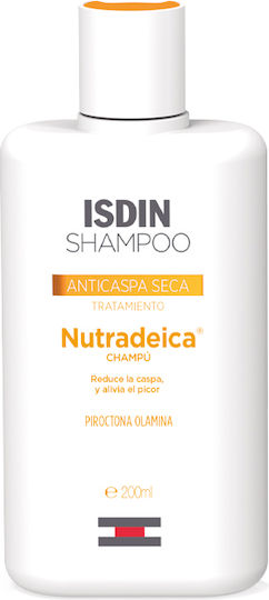 Isdin Nutradeica Sampon De Par Pentru Mătreață Și Dermatită Seboreică Pentru Păr Uscat 200ml