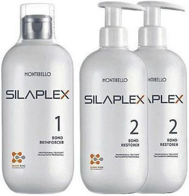 Montibello Silaplex Kit Haarpflegeset für Haartherapie mit Shampoo und Lotion 3Stück