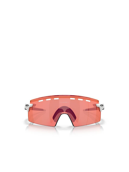 Oakley Encoder Strike Vented Men's Sunglasses with White Plastic Frame and Orange Lens OO9235-03