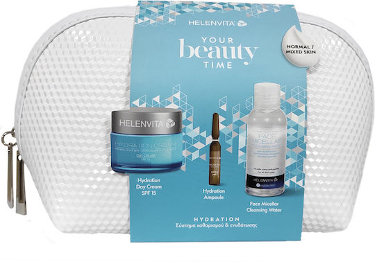 Helenvita Hydration Day Skin Care Set for Moisturizing & Facial Cleaning