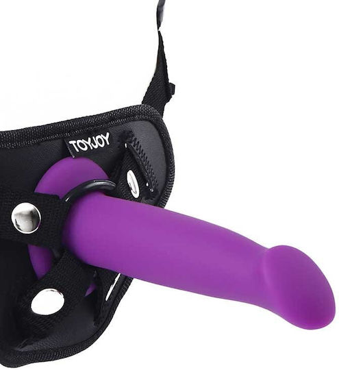 ToyJoy Get Real GoodHead GoodHead Ρεαλιστικό Dildo με Βεντούζα Μωβ 15cm