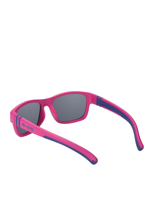 Micro Unicorn Τετράγωνα Παιδικά Γυαλιά Ηλίου με Polarized Φακό Ζωάκια Ροζ