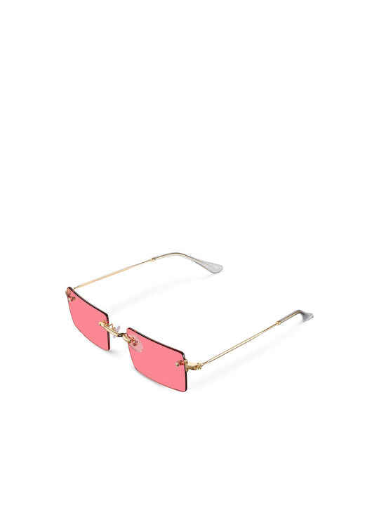 Meller Rufaro Sonnenbrillen mit Gold Rahmen und Rosa Polarisiert Linse RU-GOLDROSE
