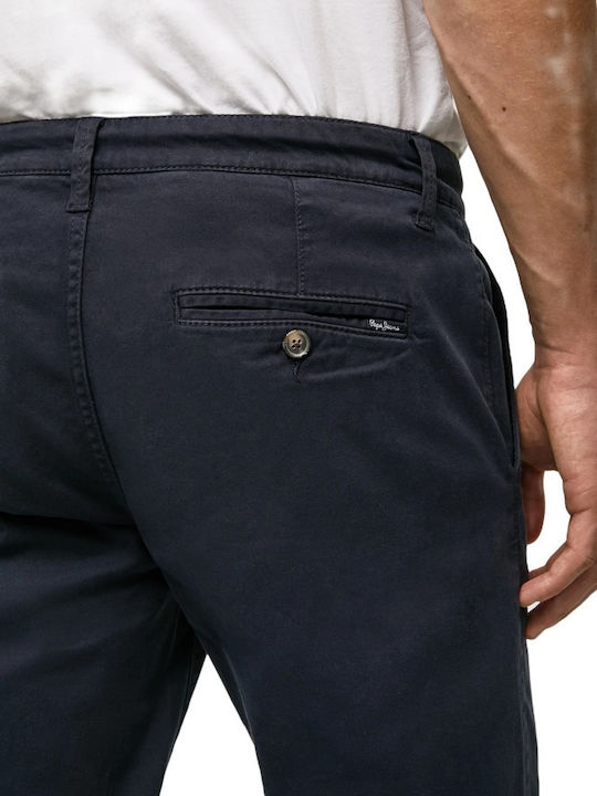 Charly Παντελόνι Chino σε Slim Εφαρμογή Navy Μπλε