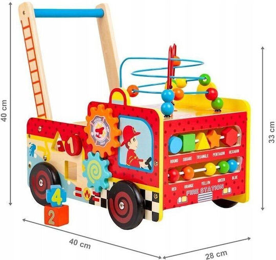 Ecotoys Πυροσβεστικό Αυτοκινητάκι Πολύχρωμη