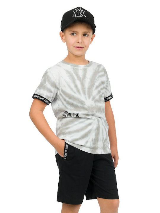 Energiers Kids Set with Shorts Summer 2pcs Gray