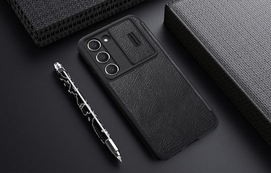 Nillkin Qin Pro Book Synthetic Leather 0.2mm Black (Galaxy S23+)