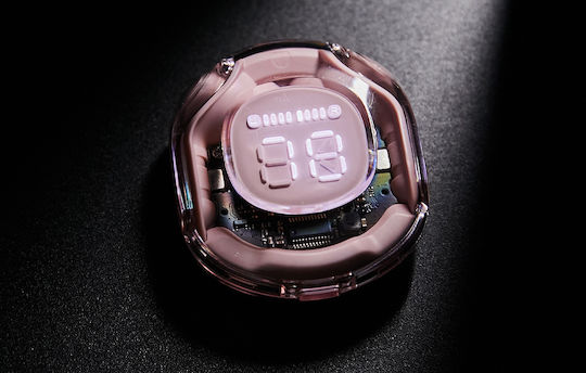 Acefast T8 In-Ear Bluetooth-Freisprecheinrichtung Kopfhörer mit Ladeetui Lotus Pink