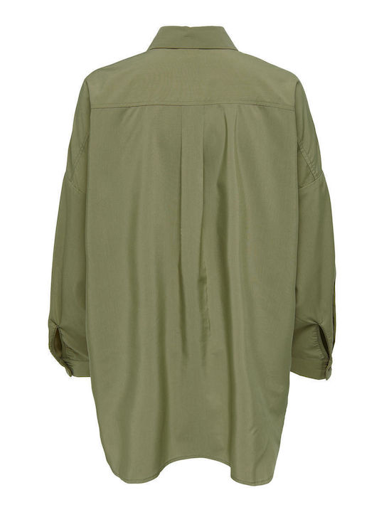 Women's Long Sleeve Shirt Khaki