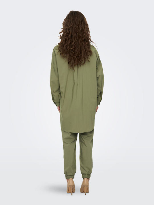 Women's Long Sleeve Shirt Khaki