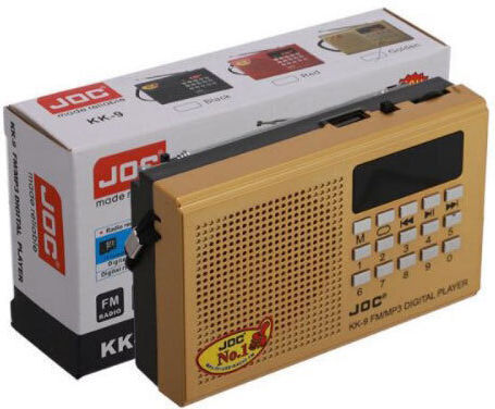 Joc KK-9 Tragbares Radio mit USB Gold