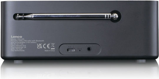 Lenco PDR-045 Φορητό Ραδιόφωνο Μαύρο