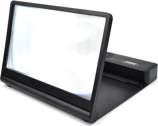 Andowl Phone Screen Magnifier Q-T93 with Bluetooth Speaker in Black color
