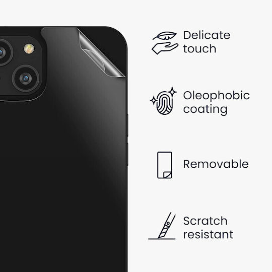 KWmobile Rückseitenfolie für iPhone 14 Plus Transparent