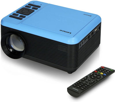 Lenco Projector Full HD με Ενσωματωμένα Ηχεία Μπλε