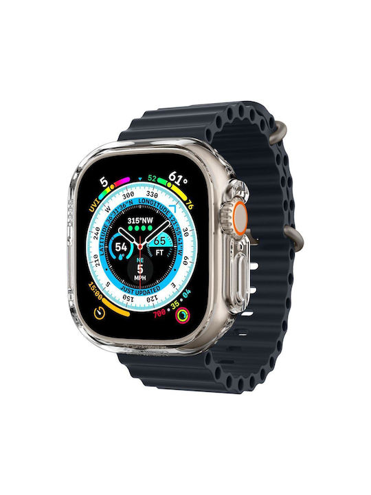 Spigen Thin Fit Plastic Case in Transparent color for Apple Watch Ultra 49mm