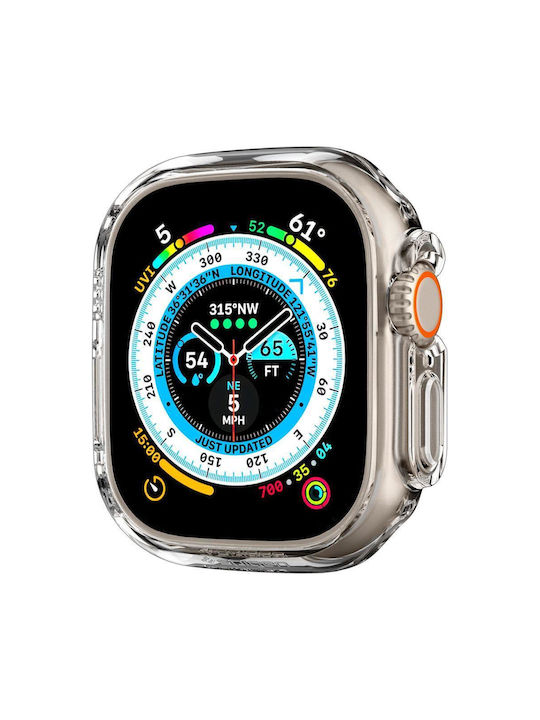Spigen Thin Fit Plastic Case in Transparent color for Apple Watch Ultra 49mm