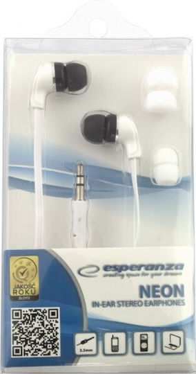 Esperanza In-ear headphones In Ear EH147 White