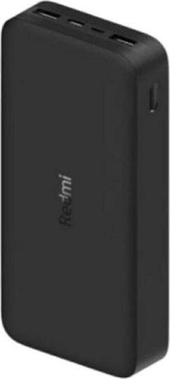 Xiaomi Redmi VXN4304GL Power Bank 20000mAh 18W cu 2 Porturi USB-A Negru