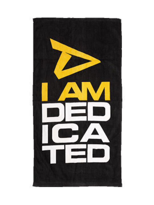 Dedicated Nutrition Black Gym Towel 100x50cm