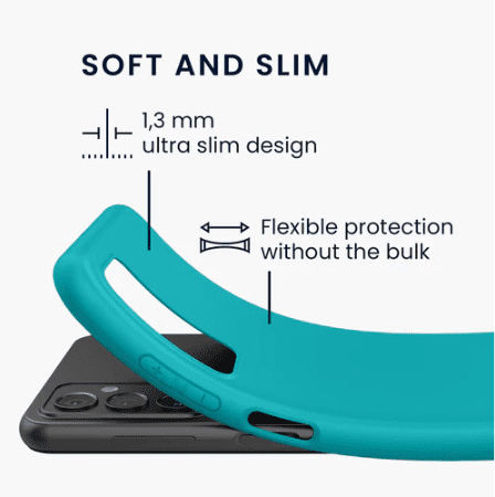KWmobile Back Cover Σιλικόνης Teal Matte (Galaxy M23)