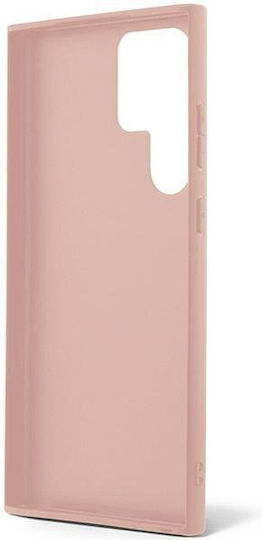 Guess Fixed Glitter Back Cover Πλαστικό Ροζ (Galaxy S23 Ultra)