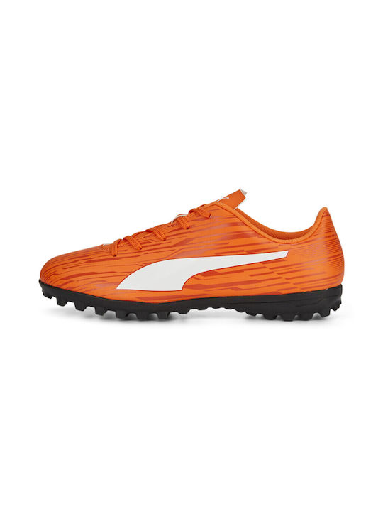 Puma Παιδικά Ποδοσφαιρικά Παπούτσια Rapido III με Σχάρα Orange / Black