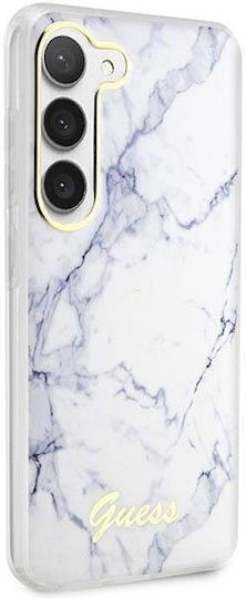 Guess Marble Marble Back Cover Πλαστικό Marble (Galaxy S23+)