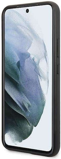 Guess 4G Metal Logo Back Cover Synthetic Leather / Plastic Gray (Galaxy S23)