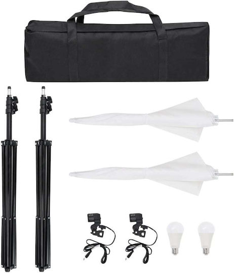 vidaXL Lighting Kit With Tripod
