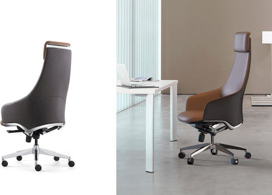 ErgoAction Royal Scaun De Birou De Director Cu Inclinare Maro