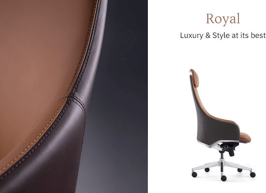 ErgoAction Royal Scaun De Birou De Director Cu Inclinare Maro